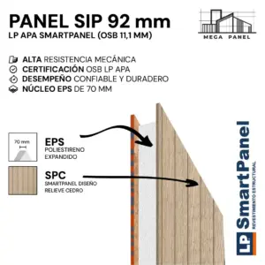 Panel SIP SmartPanel 92mm OSB 11,1