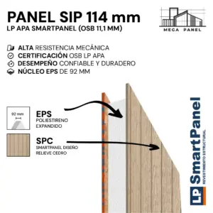 Panel SIP SmartPanel 114mm OSB 11,1