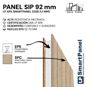 Panel SIP SmartPanel 92mm OSB 11,1