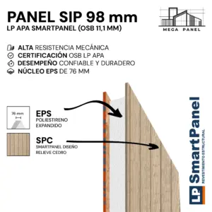 Panel SIP SmartPanel 98mm OSB 11.1mm