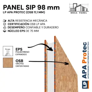 Panel SIP 98mm OSB 11,1 APA