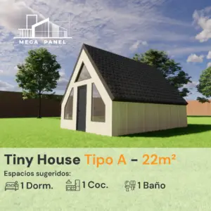 Tiny House Tipo A – 22 m²