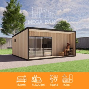 Tiny House Tipo Estudio – 27.8 m²