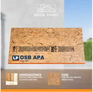 Tablero OSB Estructural (LP APA Protec 11,1)