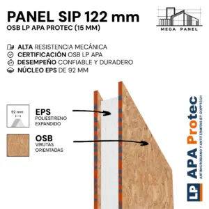 Panel SIP 122mm OSB 15mm