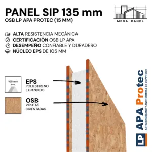 Panel SIP 135mm OSB 15mm