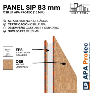 Panel SIP 83mm OSB 15mm