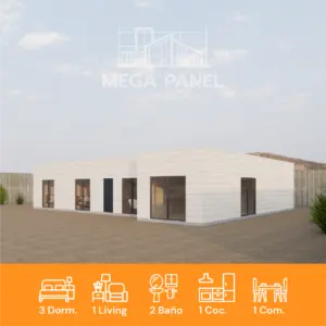 Kit Prefab. Meli – 117.21m²