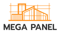 Logo de Megapanel, fabricación y venta de paneles SIP